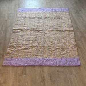 Handmade Quilted Throw Blanket 67.5x51.5